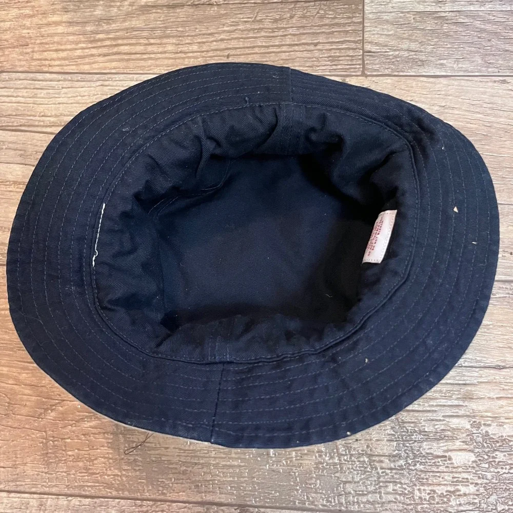 Brooks Brothers Kids Bucket Hat‎ Tan Navy Red Striped Cotton OS